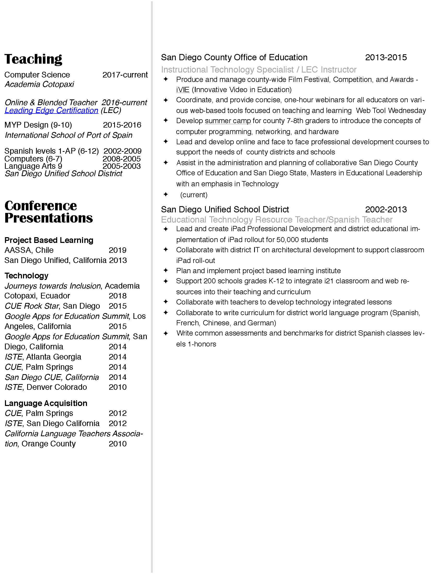 murrell CV page 2